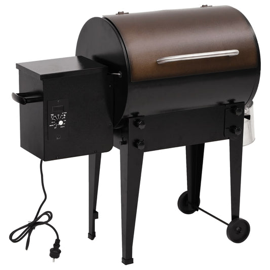 Pelletbarbecue 94 Cm Ijzer Zwart
