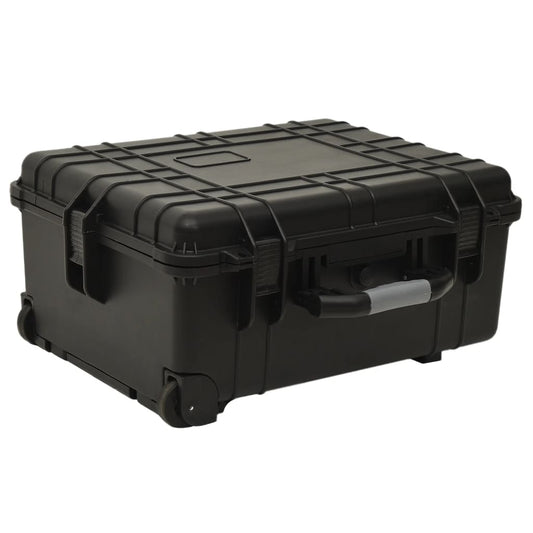 Flightcase Op Wieltjes Pp Zwart