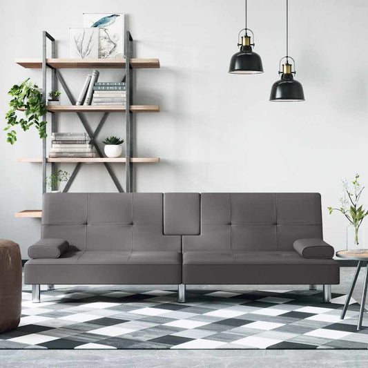 Slaapbank Met Bekerhouders Kunstleer