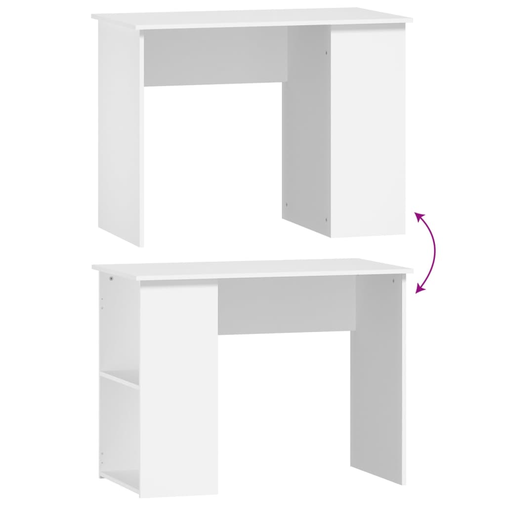 Bureau 100X55X75 Cm Bewerkt Hout