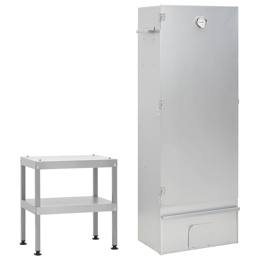 Bbq-Rookoven Met Houtsnippers 44,5X29X110 Cm Staal