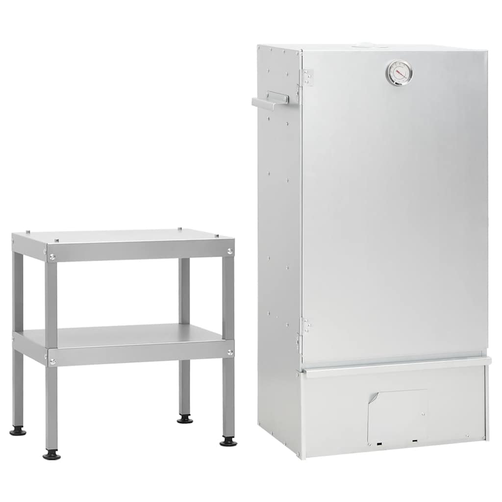 Bbq-Rookoven Met Houtsnippers 44,5X29X110 Cm Staal