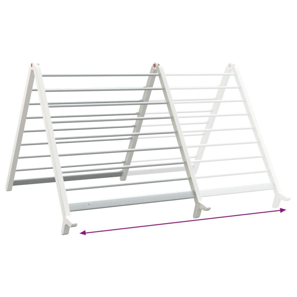 Droogrek Voor Badkuip Uitschuifbaar 53-90 Cm Aluminium