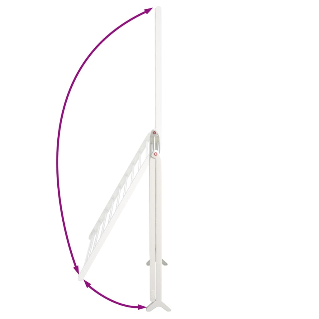 Droogrek Voor Badkuip Uitschuifbaar 53-90 Cm Aluminium