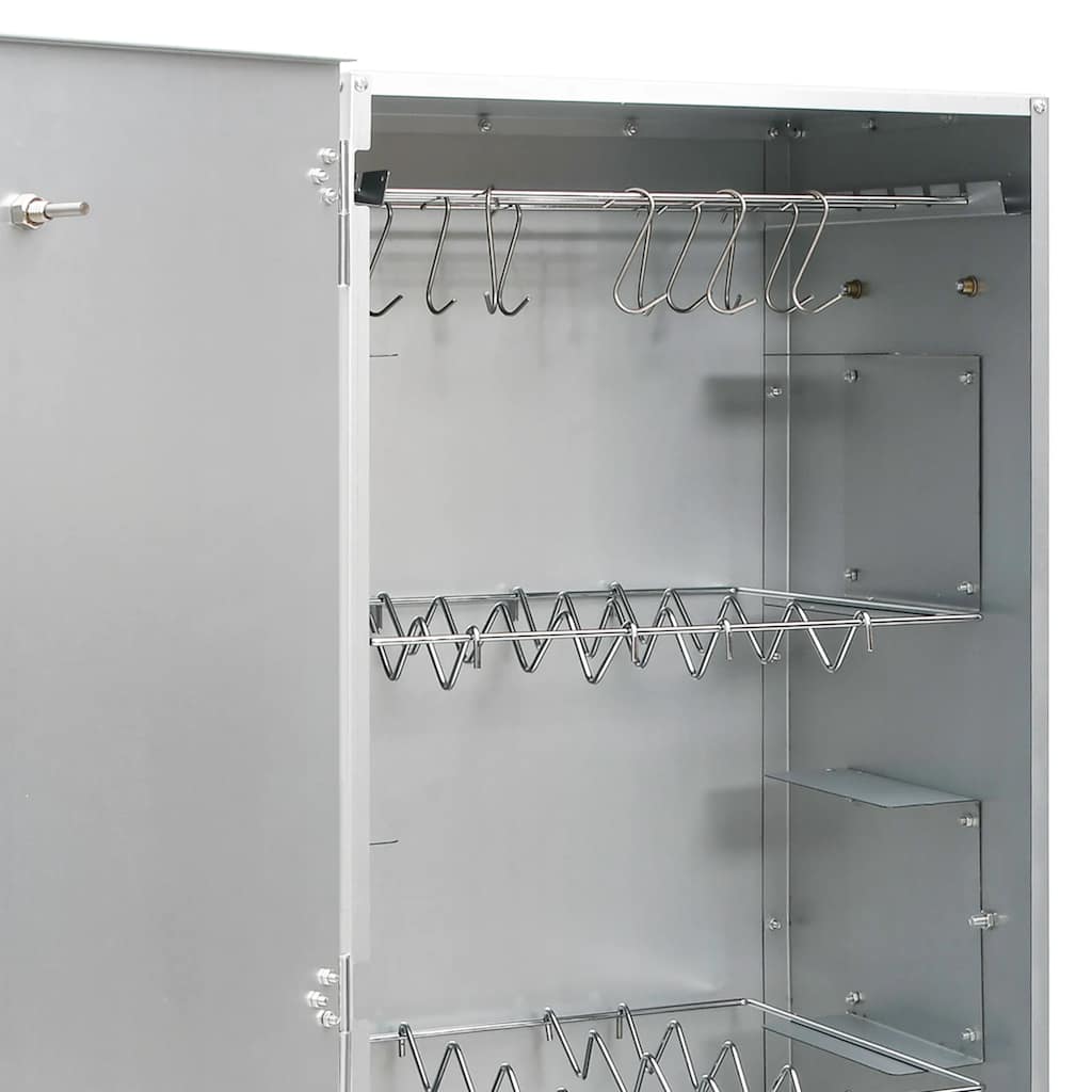 Bbq-Rookoven Met Houtsnippers 44,5X29X110 Cm Staal