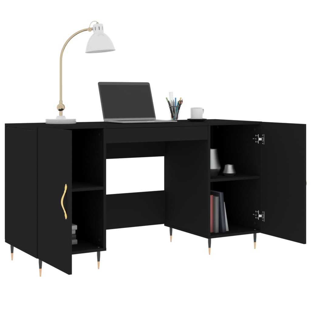 Bureau 140X50X75 Cm Bewerkt Hout