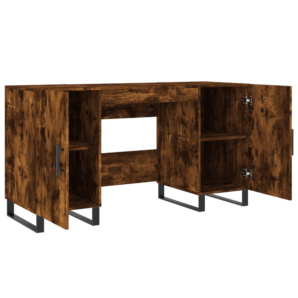 Bureau 140X50X75 Cm Bewerkt Hout Kleurig