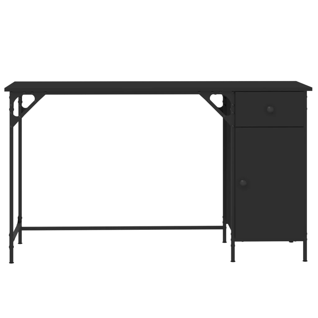 Computerbureau 131X48X75 Cm Bewerkt Hout