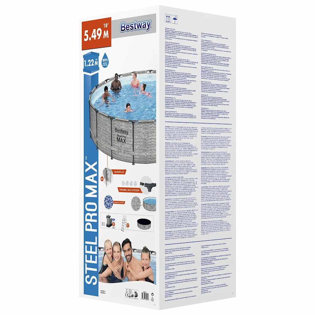 Bestway Power Steel Zwembad 549X122 Cm