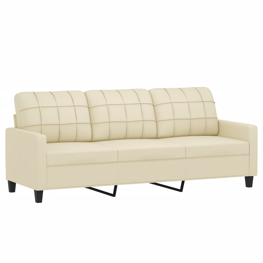 4-Delige Loungeset Met Kussens Kunstleer Kleurig