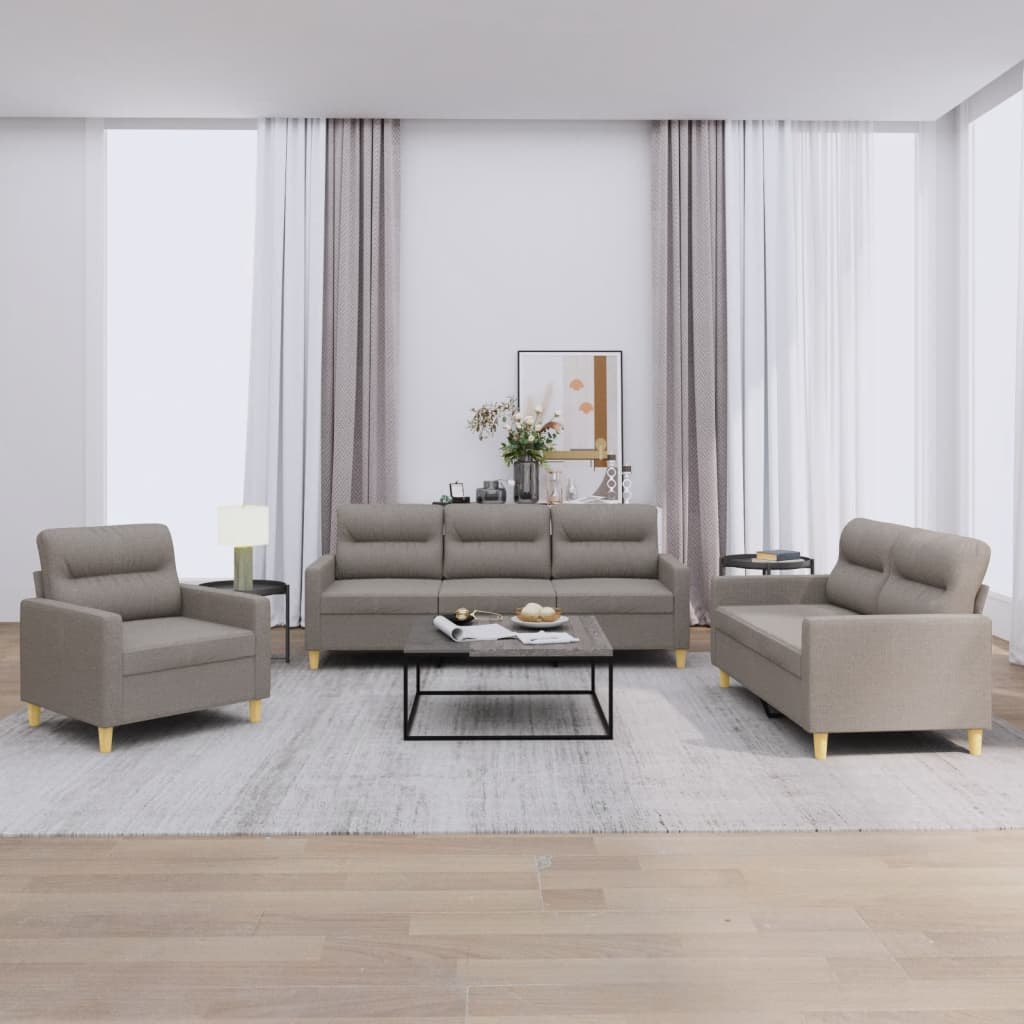 3-Delige Loungeset Stof