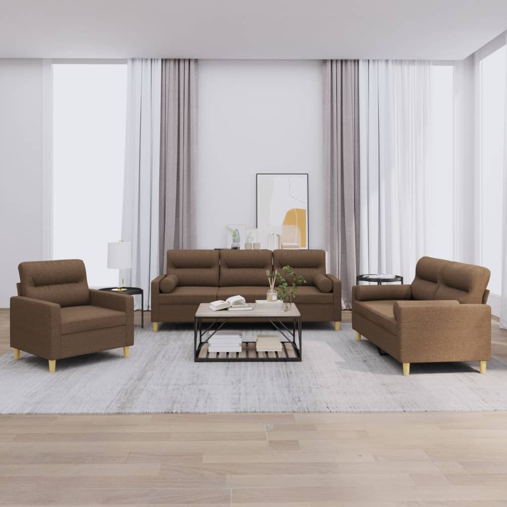 3-Delige Loungeset Stof