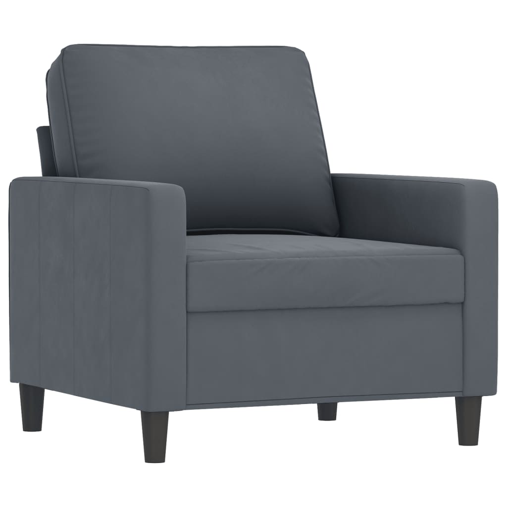 4-Delige Loungeset Met Kussens Fluweel