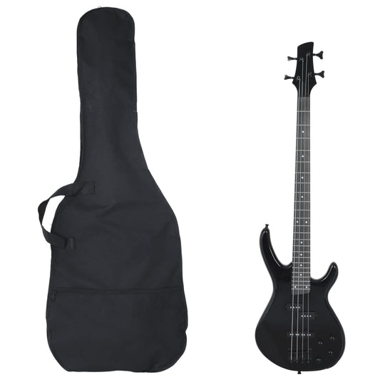 Basgitaar Voor Beginners Elektrisch Met Tas 4/4 46&quot;