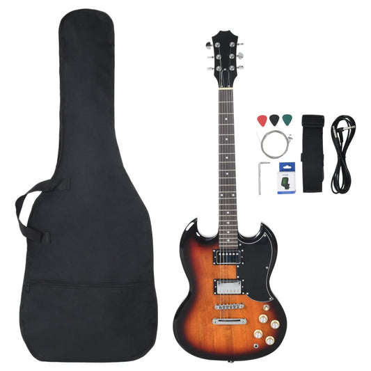 Gitaar Voor Beginners Elektrisch Met Tas 4/4 39&quot;