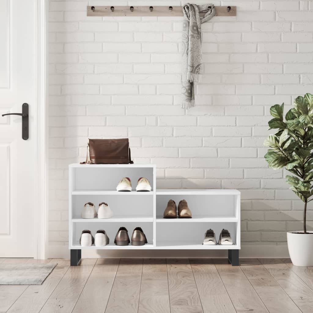 Schoenenkast 102X36X60 Cm Bewerkt Hout