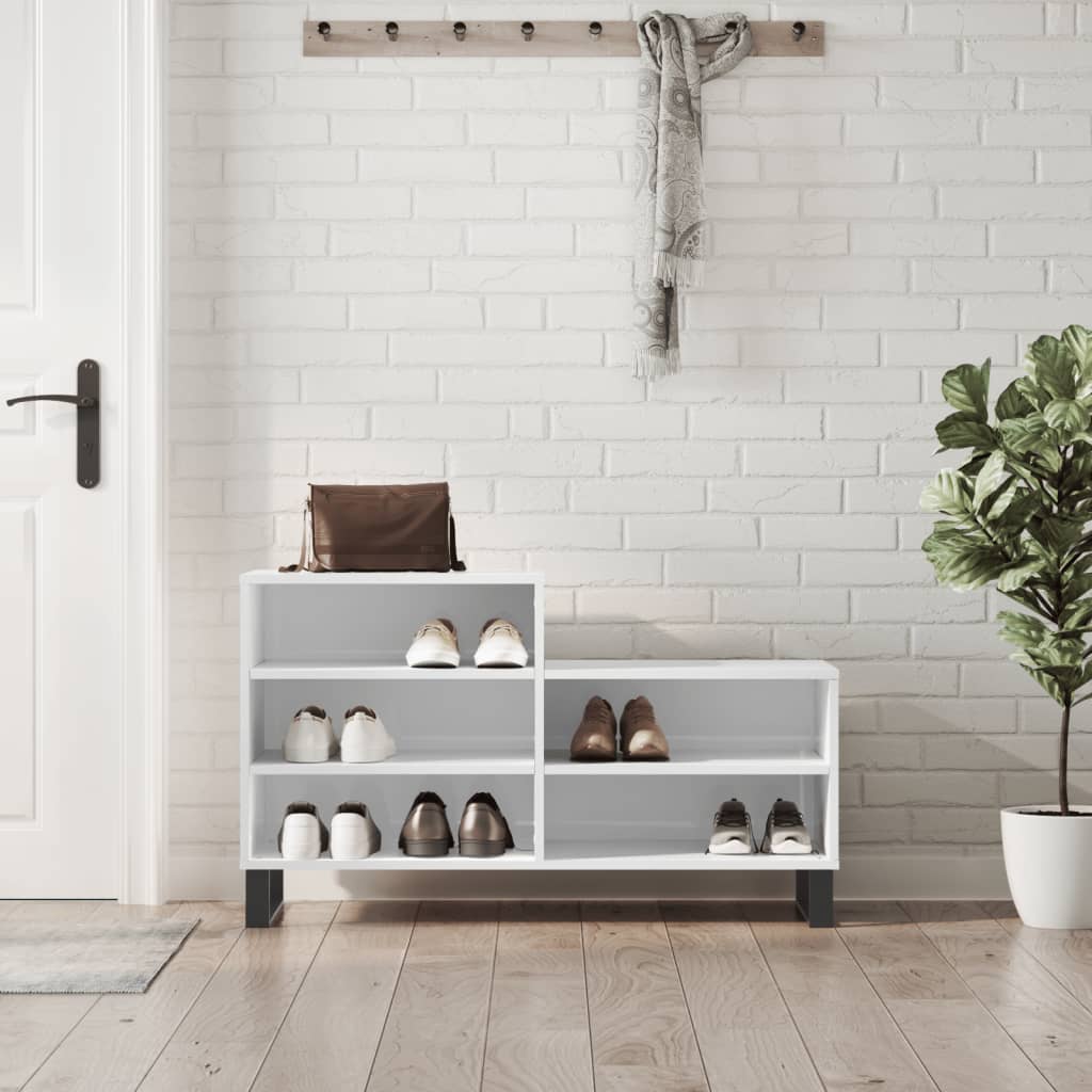 Schoenenkast 102X36X60 Cm Bewerkt Hout
