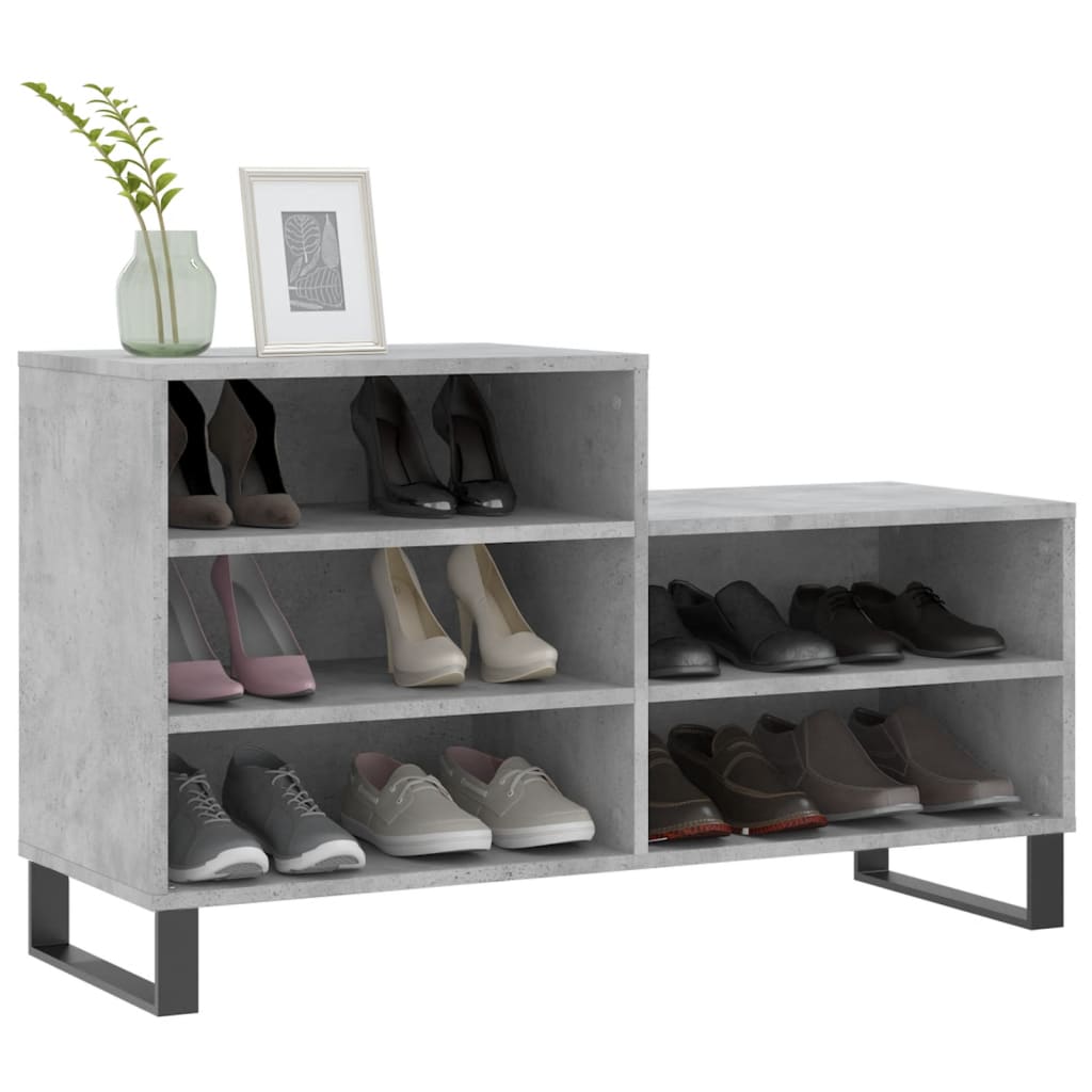 Schoenenkast 102X36X60 Cm Bewerkt Hout