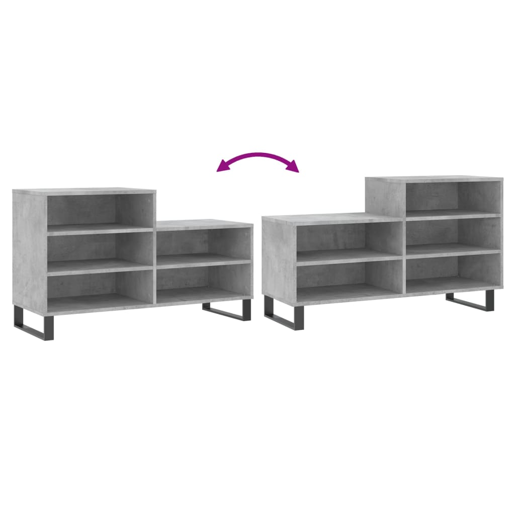 Schoenenkast 102X36X60 Cm Bewerkt Hout