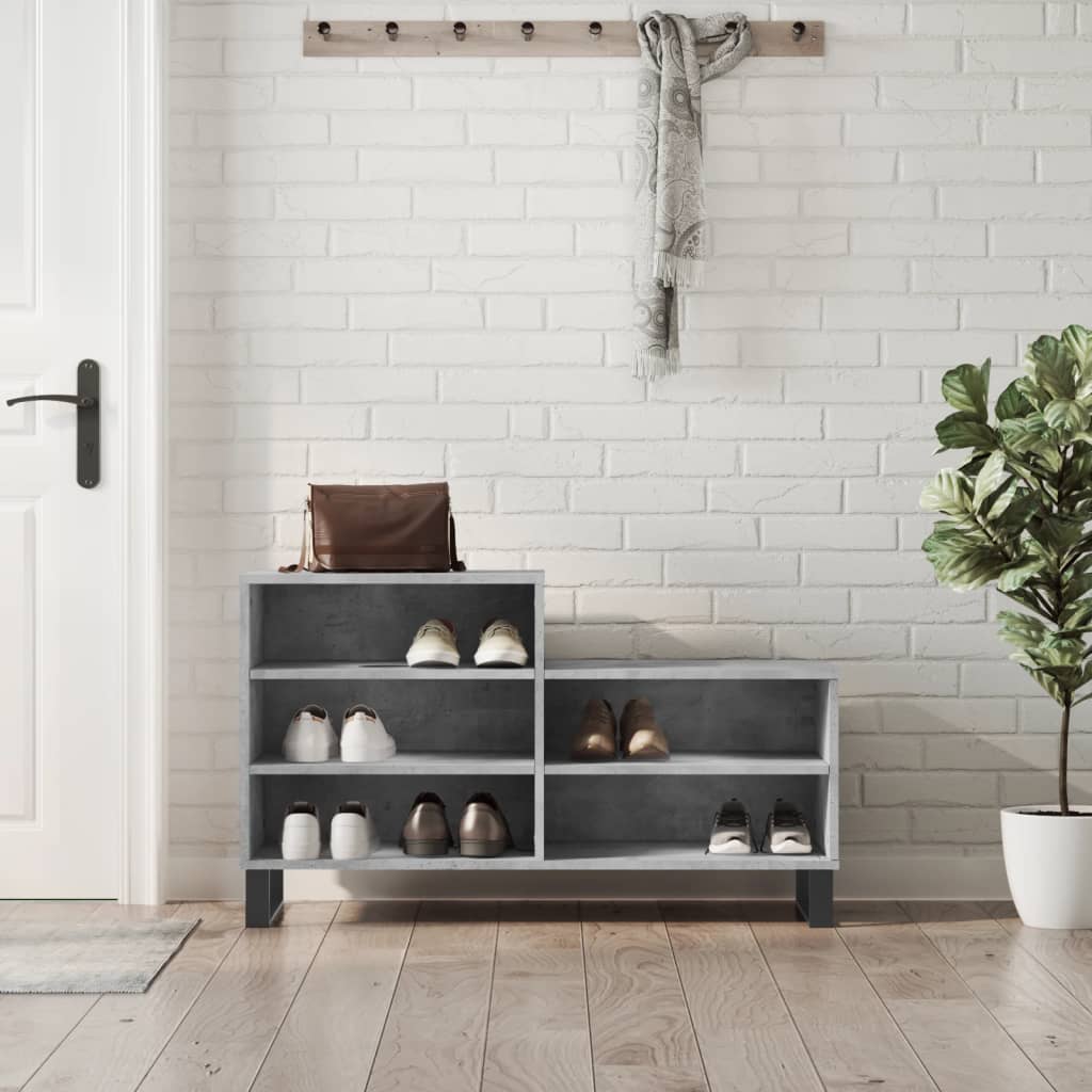 Schoenenkast 102X36X60 Cm Bewerkt Hout