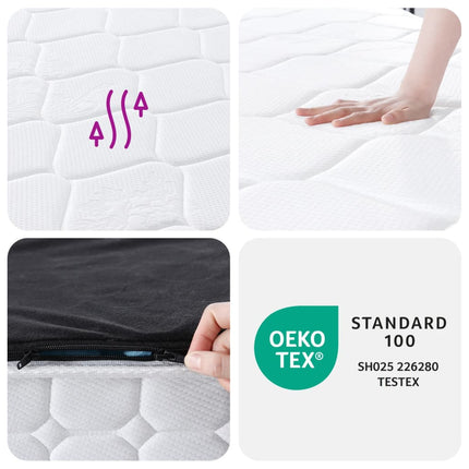 Pocketveringmatras Middelhard-Hard 90X190 Cm Single Size