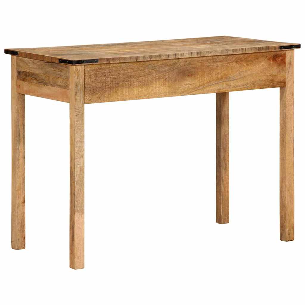 Bureau 100X50X75 Cm Massief Hout Ruw Mangohout