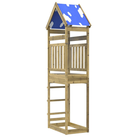 Speeltoren 85X52,5X265 Cm Geïmpregneerd Grenenhout