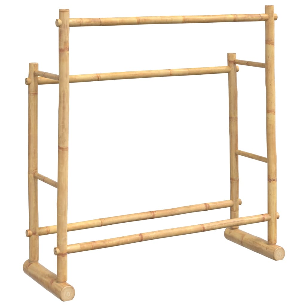 Kledingrek 100X30X100 Cm Bamboe Donkerbruin