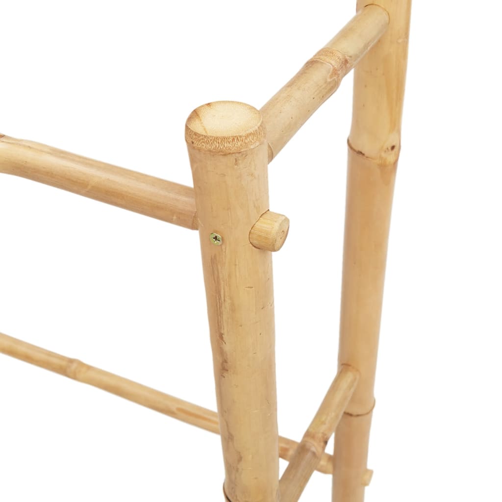 Kledingrek 100X30X100 Cm Bamboe Donkerbruin