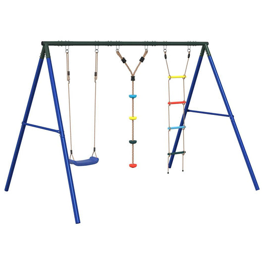 Schommelset Met Schommel, Ladder En Klimtouw Met Schijven