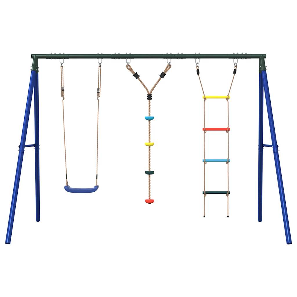 Schommelset Met Schommel, Ladder En Klimtouw Met Schijven
