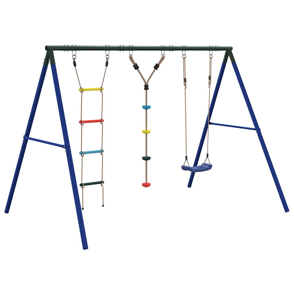 Schommelset Met Schommel, Ladder En Klimtouw Met Schijven