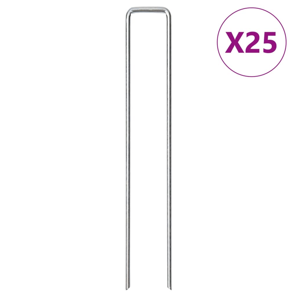 Grondharingen U-Vormig 20X3,5 Cm Gegalvaniseerd Staal