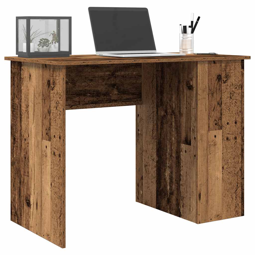 Bureau 100X55X75 Cm Bewerkt Hout