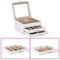 Sieradendoosje 3-Laags 23X20,5X14 Cm Wit
