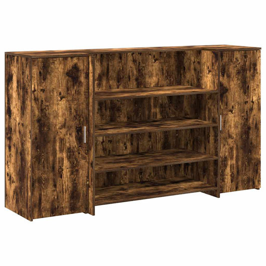 Receptiebalie 180X50X103,5 Cm Bewerkt Hout Kleurig