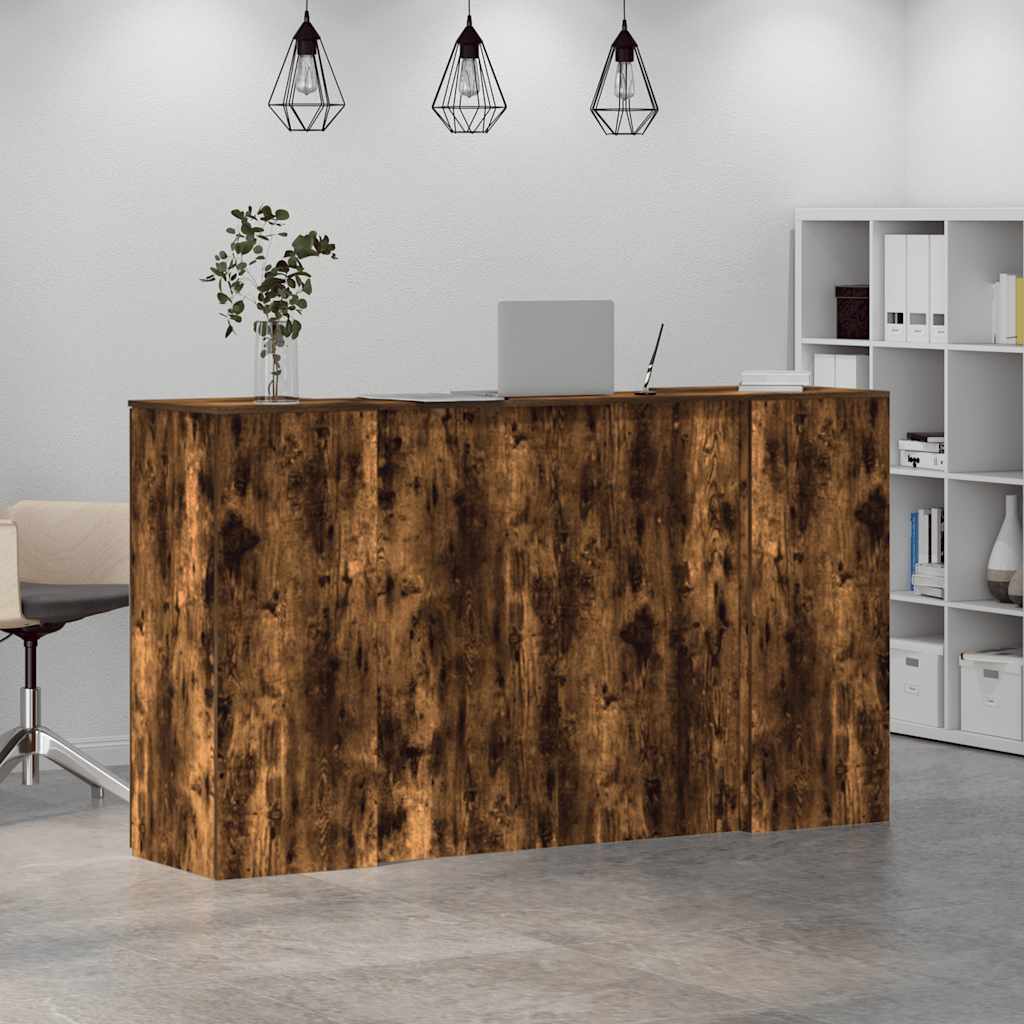 Receptiebalie 180X50X103,5 Cm Bewerkt Hout Kleurig