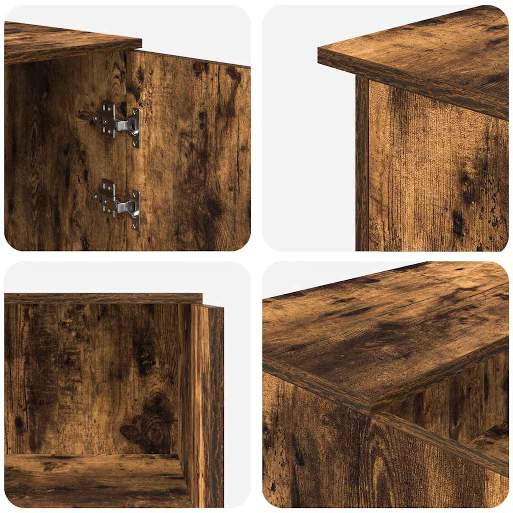 Receptiebalie 135X50X103,5 Cm Bewerkt Hout Kleurig