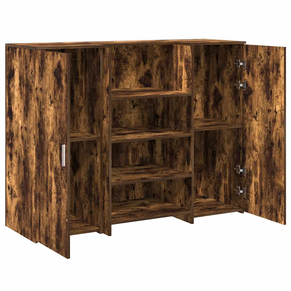Receptiebalie 135X50X103,5 Cm Bewerkt Hout Kleurig