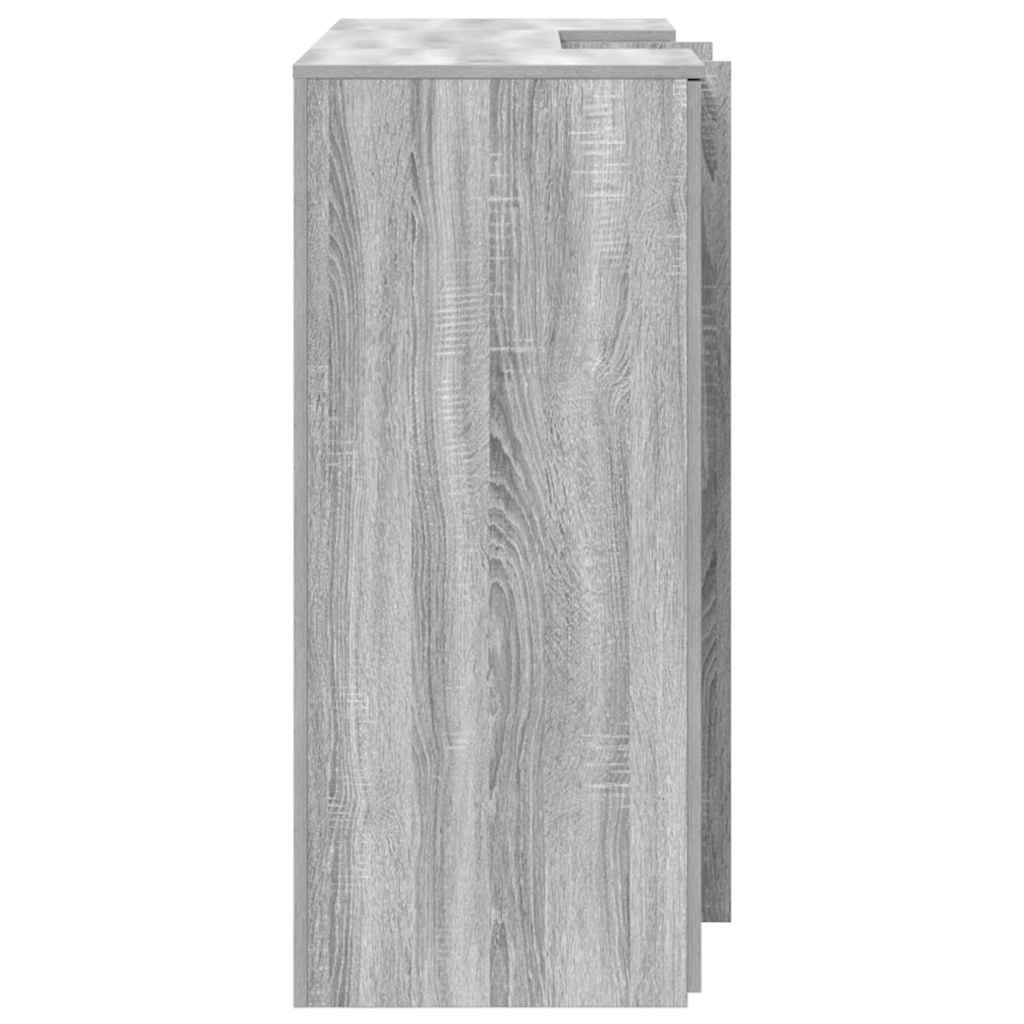 Receptiebalie 135X50X103,5 Cm Bewerkt Hout Grijs Sonoma Eiken