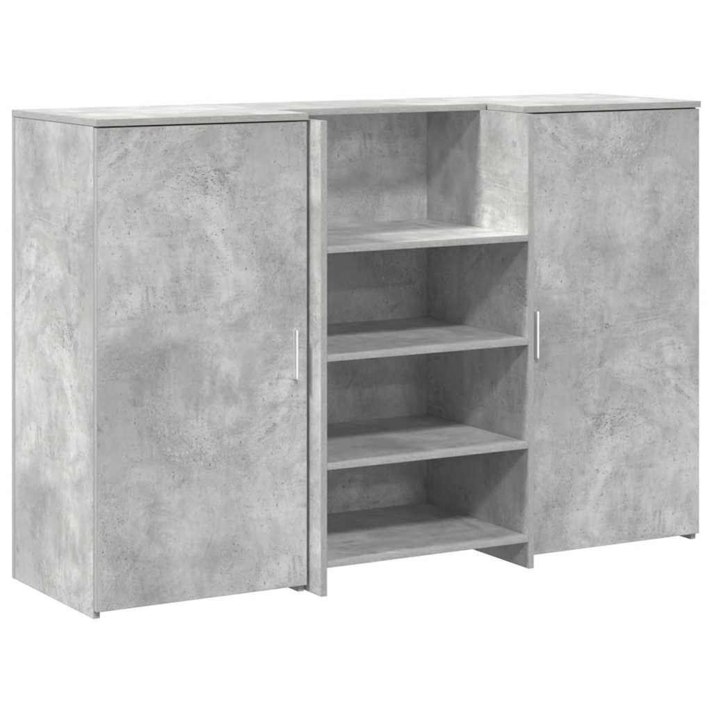 Receptiebalie 155X50X103,5 Cm Bewerkt Hout