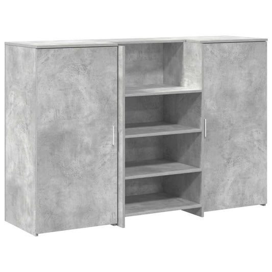 Receptiebalie 155X50X103,5 Cm Bewerkt Hout