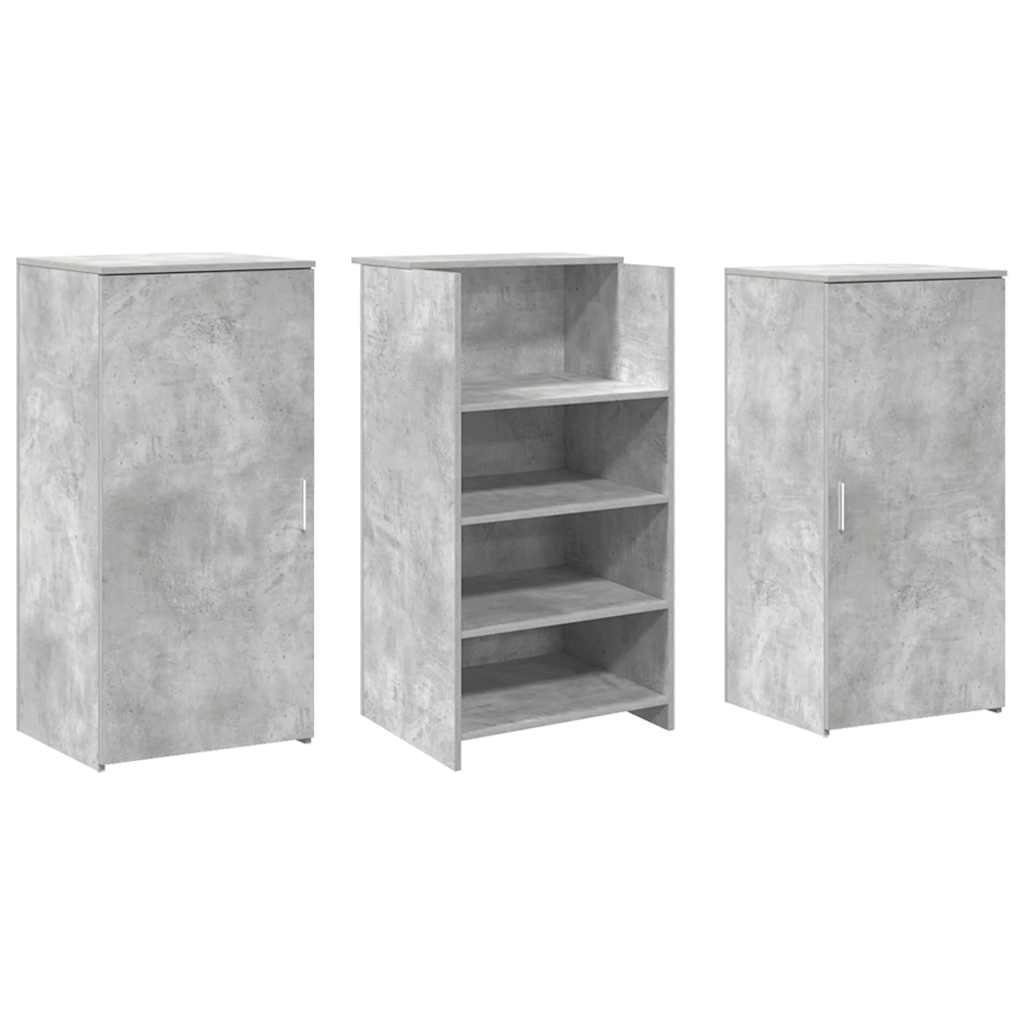 Receptiebalie 155X50X103,5 Cm Bewerkt Hout