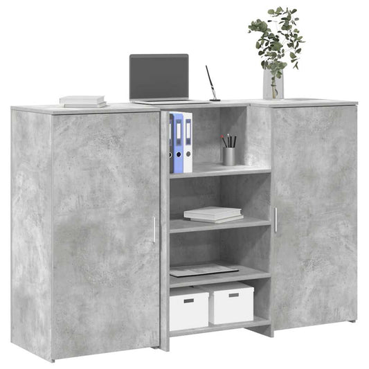 Receptiebalie 155X50X103,5 Cm Bewerkt Hout