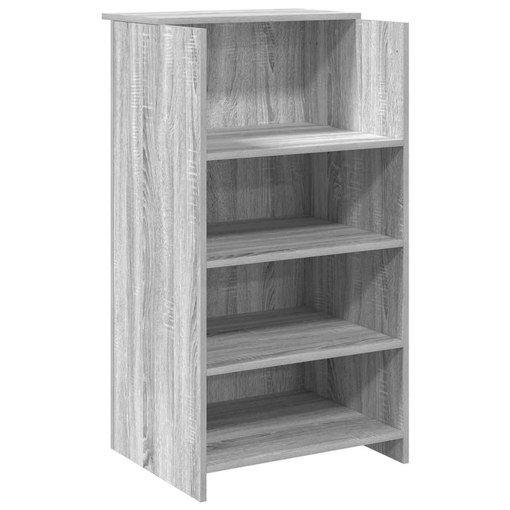 Receptiebalie 155X50X103,5 Cm Bewerkt Hout Grijs Sonoma Eiken