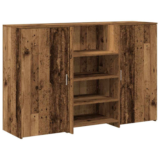 Receptiebalie 155X50X103,5 Cm Bewerkt Hout Kleurig