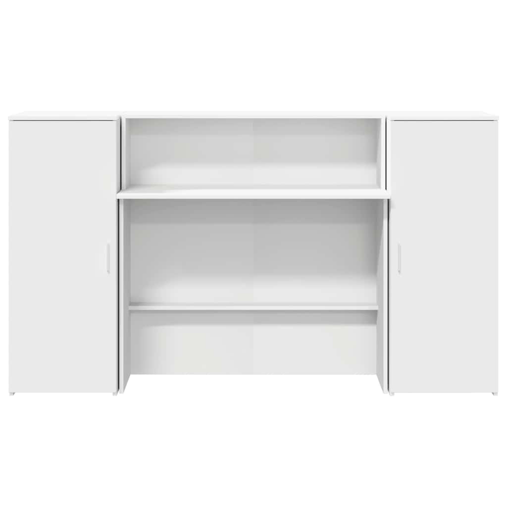 Receptiebalie 180X50X103,5 Cm Bewerkt Hout