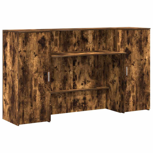 Receptiebalie 180X50X103,5 Cm Bewerkt Hout Kleurig