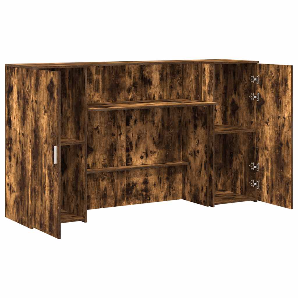 Receptiebalie 180X50X103,5 Cm Bewerkt Hout Kleurig