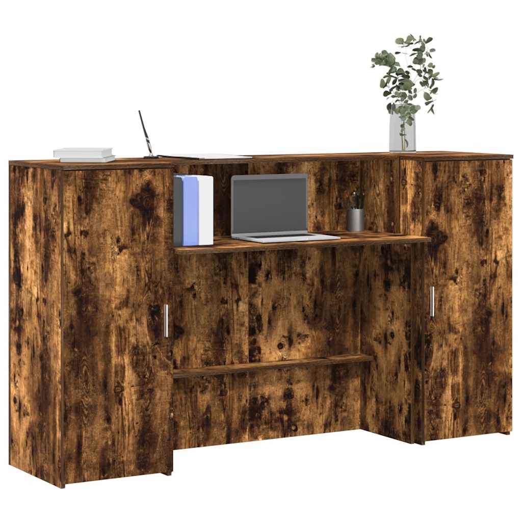 Receptiebalie 180X50X103,5 Cm Bewerkt Hout Kleurig